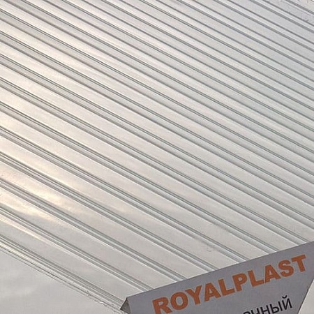 картинка Сотовый поликарбонат премиум ROYALPLAST, 6 мм прозрачный, 6 м