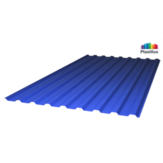 картинка Профилированный поликарбонат МП-20 (У) 0,9 мм синий "колотый лед"