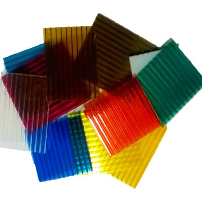 картинка Сотовый поликарбонат 8 мм цветной, 12 м