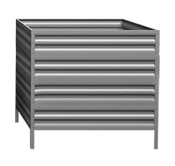 Компостер оцинкованный 0,75х0,75х0,8