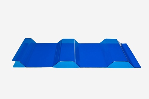 картинка Профилированный поликарбонат МП-20 (У) 0,8 мм синий