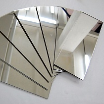 Полистирол серебро зеркало, лист 1000 x 2000 x 1 мм