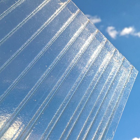 картинка Сотовый поликарбонат премиум ROYALPLAST 8 мм Колотый Лед,12 м