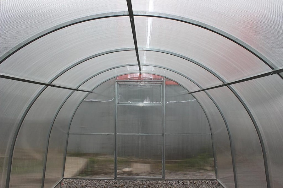 картинка Теплица 2x3 с поликарбонатом 6 мм Гринхаус Нано