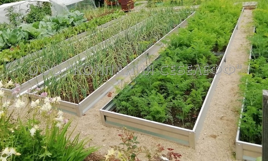 картинка Грядка оцинкованная без перфорации 0,5х5 метра