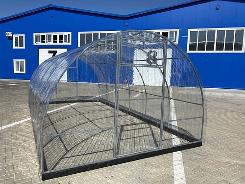 картинка Профилированный поликарбонат C-8 прозрачный 1,3 мм 3 м.