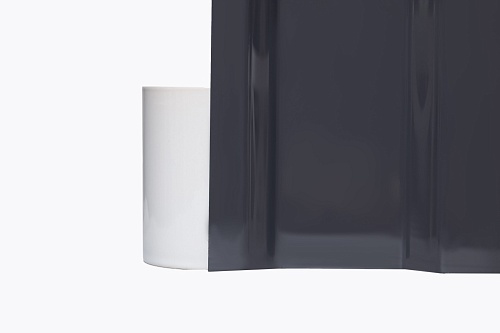 картинка Профилированный поликарбонат МП-20 (У) 0,8 мм графитовый серый непрозрачный