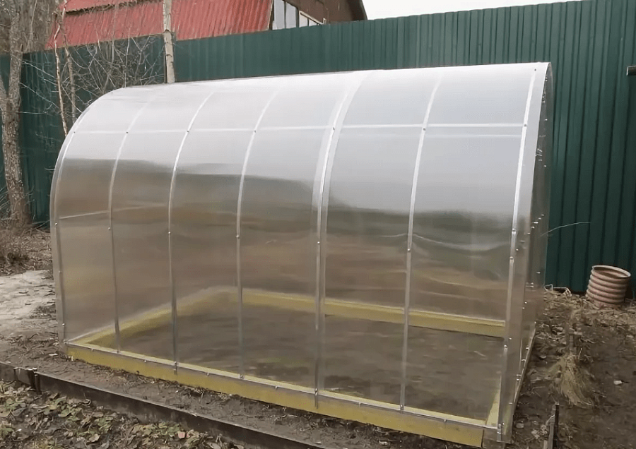 картинка Теплица 2x3 с поликарбонатом 6 мм Гринхаус Нано