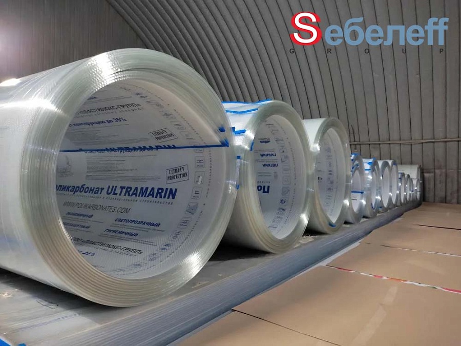 картинка Сотовый поликарбонат 4 мм ULTRAMARIN прозрачный, 12 м